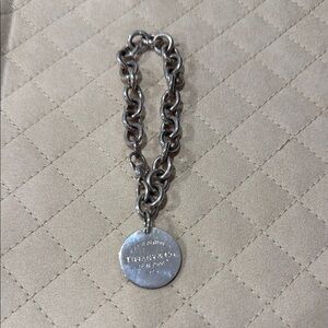 Tiffany & Co. Silver Charm Bracelet